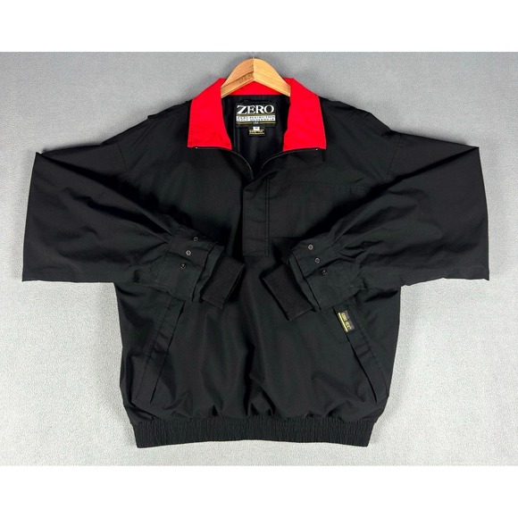 zero restriction Other - Zero Restriction Pullover Jacket Mens Medium Black GoreTex Performance Golf